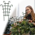 thumbnail image 1 of 2Pcs Support Structure for Greenery Under $5! Yannianjz Climbing Foliage Support Frame, Iron Flower Stand for Tomato Cage Monstera, Garden Stake for Vines, Sturdy Frame for Potted Flowers, 1 of 9
