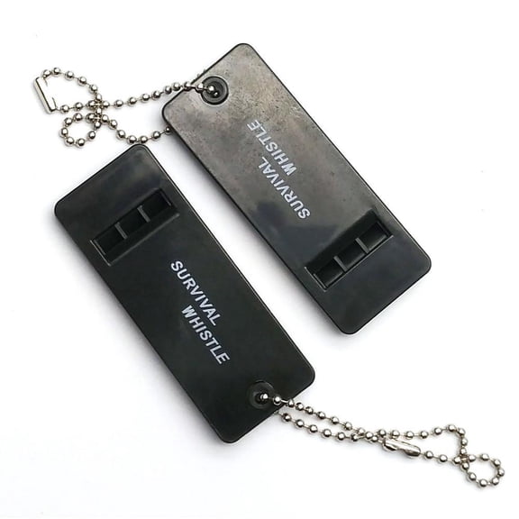 2Pcs Survival Whistle Super Loud Emergency Whistle For Camp Hiking Kids Outdoor Survival Tools