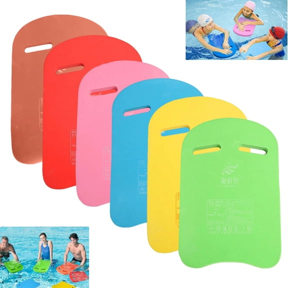 2Pcs Swimming Kickboard, Thickened EVA Swimming Kick Board, Compact Pool Float Accessory Perfect for Beginner Learner Water Training (Yellow)