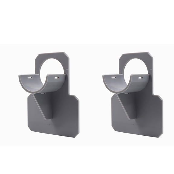 2Pcs Swimming Pool Pipe Holder Bracket Hose Support Frame to Prevent Sags and Leaks for Above Ground Pools in Courtyard, Grey 4x3 Inch