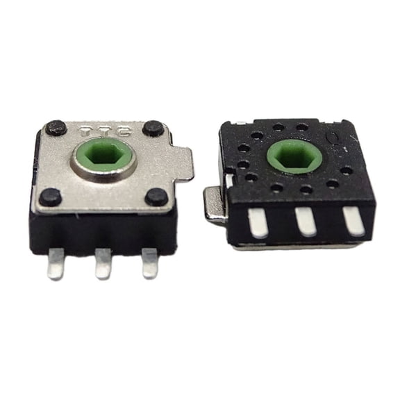 2Pcs TTC Mouse Wheel Encoders Green Cores Decoders Expectancy for ROGGladiusIII MambaElite Mouse