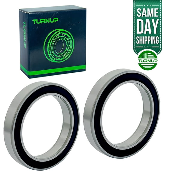 2Pcs TURNUP 6901-2RS / 61901-2RS Deep Groove Ball Bearing 12×24×6mm Double Rubber Sealed