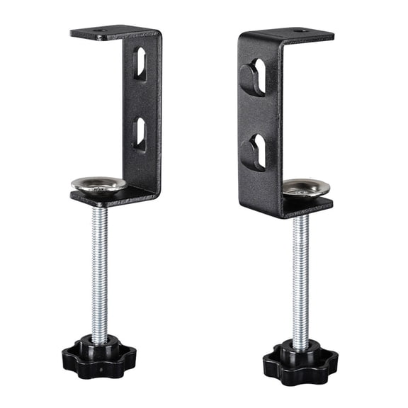 2Pcs Table Mounting C Clamp for Scratch Protective Adjustable Desk Clamp Broadcasting Pipe Fastening Easy Mount