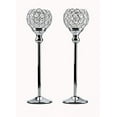 thumbnail image 1 of 2Pcs Tall Crystal Candle Holders Chamberstick for Anniversary Celebration Mother's Day Table Centerpieces, 1 of 3