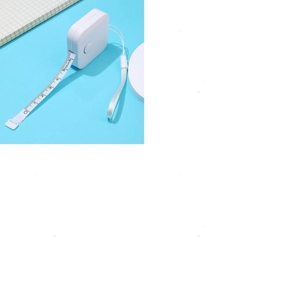 2Pcs Tape Measure Soft Retractable Sewing Tape Measure for Body Sewing Tailor Cloth White 1.5m