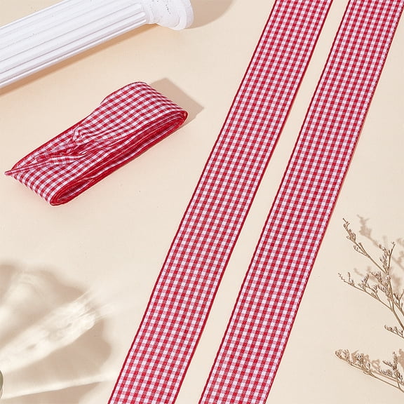 2Pcs Tartan Pattern Polyester Shoelaces Flat Shoe Laces for Sneakers Athletic 1210x26x0.5mm DIY