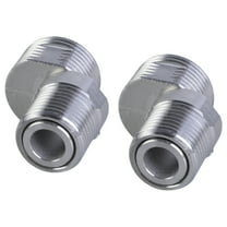 2Pcs Telescopic Curved Feet Shower Tap Adapter 360 Degree Adjustable Angled Bents Base Showerhead Corner Joint Enduring