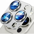 thumbnail image 1 of 2Pcs Tempered Glass Camera Lens Protector Cover for iPhone 15 Pro Max 14 Plus 13 Mini 15Pro 14Pro 13Pro Protection Blue Titanium (Silver,For iPhone 15Pro Max), 1 of 7