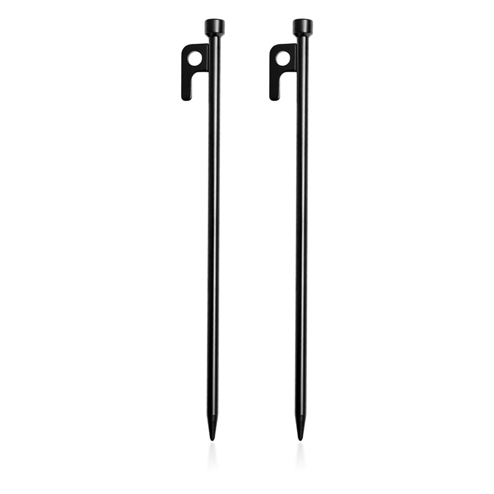 2Pcs Tent Ground Nails Metal Tent Stakes Metal Tent Pegs Camping Tent
