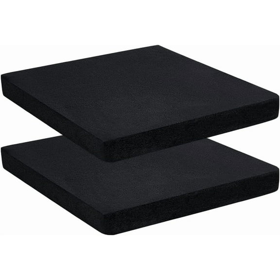 2Pcs Thermoform Sheet Black Thermoform Molding Foams 11.8x11.8x1 Inch Square Flexible Plastic Sheet Bendable Thermoplastic Sheets for DIY Crafts Board Molding Sheath for DIY