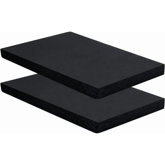 2Pcs Thermoform Sheet Black Thermoform Molding Foams 11.8x8x1 Inch Square Flexible Plastic Sheet Bendable Thermoplastic Sheets for DIY Crafts Board Molding Sheath for DIY