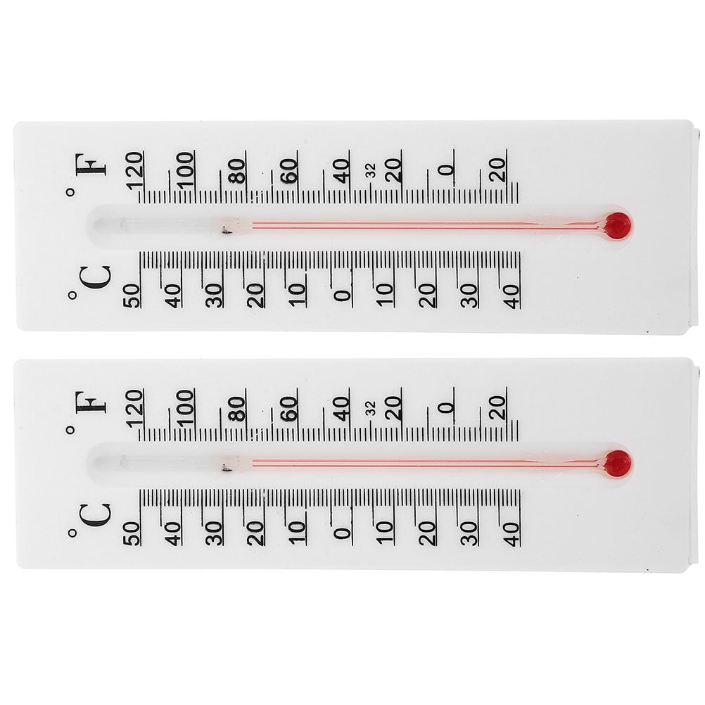 2Pcs Thermometer Key Hider Outdoor Plastic Hide A Key Thermometer Key