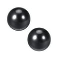 thumbnail image 1 of 2Pcs Thermoset Ball Knob M10 Female Threaded Machine Handle 35mm Dia. Black, 1 of 5