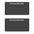 thumbnail image 1 of 2Pcs Thick Gym Equipment Mat Floor Protector Exercise Bike Trainer Mat Nonslip Elliptically Treadmill Pad Easy to Use, 1 of 7