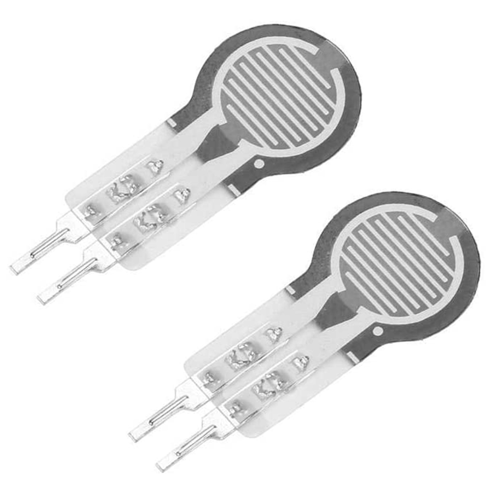 2Pcs Thin Film Pressure Sensor High Precise ForceSensitive Resistor