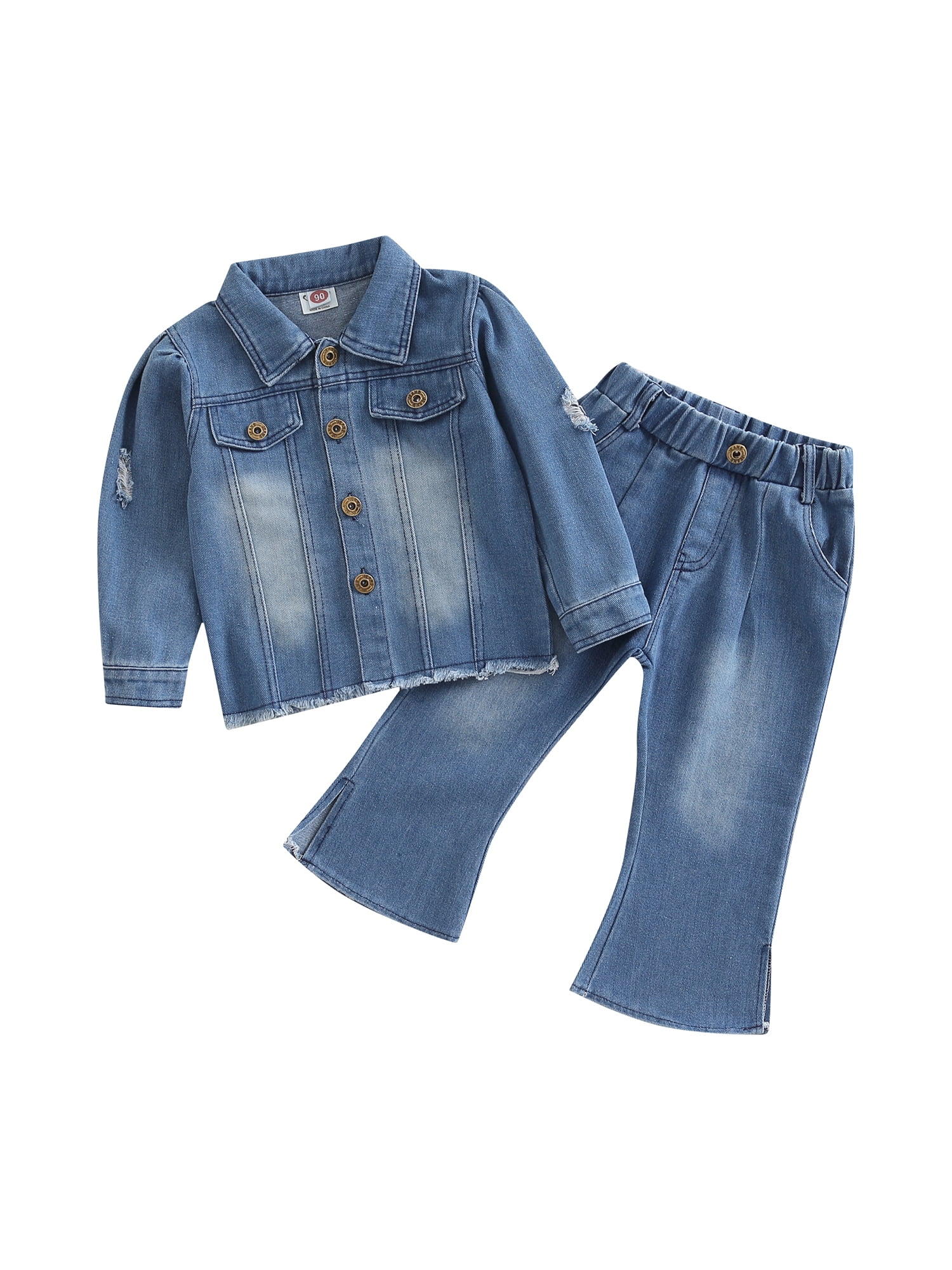 Amazon.com: Stitching Jacket Jeans Men's Sets Denim Coat Ripped Hole Pants  2 Piece Streetwear : Clothing, Shoes & Jewelry