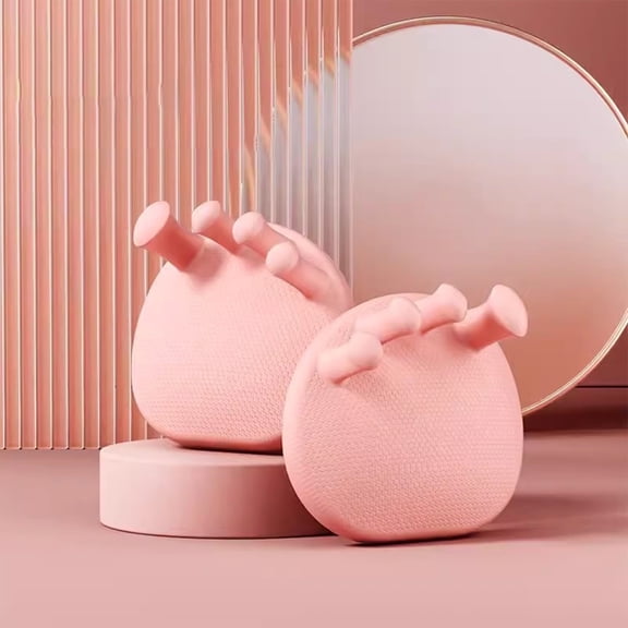 2Pcs Toe Separators for Women & Men,Foot Arch Trainer,Multifunctional Bunion Corrector Thin Leg Exerciser,Suitable for Having Plantar Fasciitis,Bunions,Other Foot Pain(Pink)