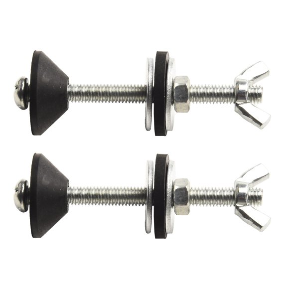 2Pcs Toilet Cistern To Toilet Pan Fixing Fitting Sealing Kit Plastic/Zinc Alloy Close Coupling Bolts Toilet Cover Seat Fixing