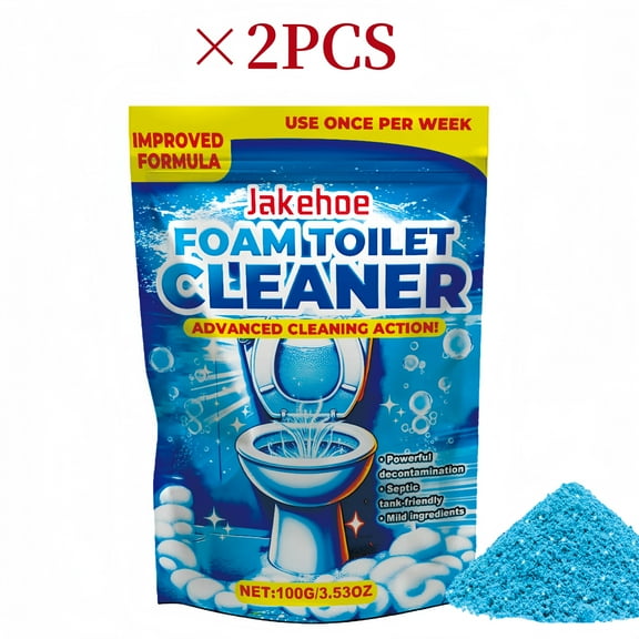 Toilet Cleaner - New and Improved - Self Activating Miracle Powder for Toilet Bowl Cleaning, Foaming Bathroom Cleaner