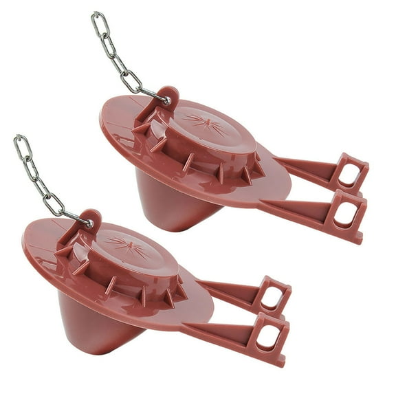 2Pcs Toilet Flapper Flush Valves Cover Universal Toilet Drain Valves Flapping Cover Bathroom Drain Tank Water Saver