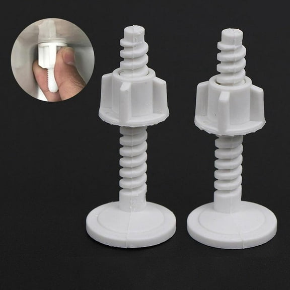 2Pcs Toilet Lid Hinge Bolt Replacement Screw Fixing Accessories Kit Repair Tool