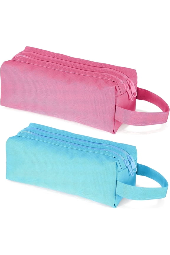 Travel Washable Toiletry Bag for Female, Includes Toothbrush, 2 Piece 2 Pack