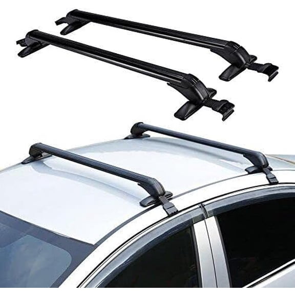 2Pcs Top Roof Rack Cross Bar, Top Roof Rack Universal Cross Bar Roof Rack 99.2bs, Cross Bar Luggage Carrier Lock