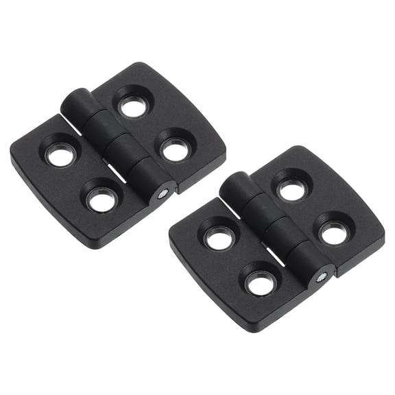 2Pcs Torque Hinge, 40x30x4mm Nylon Adjustable Position Control Hinges (5mm Hole)