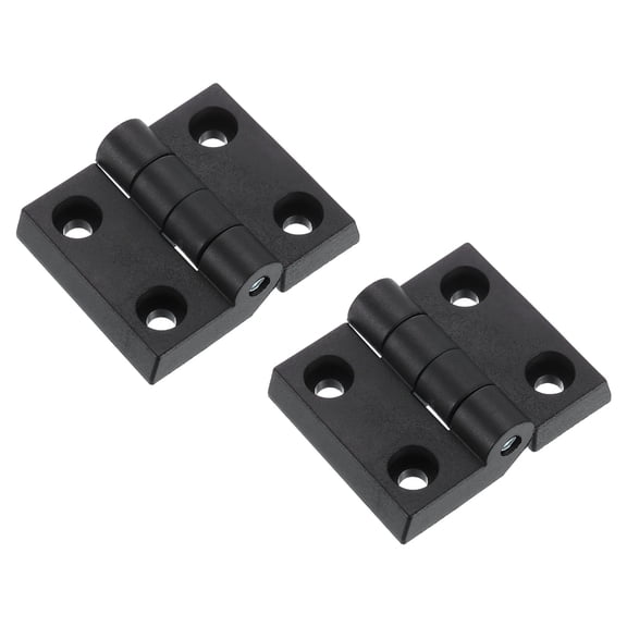 2Pcs Torque Hinge, 60x50x10mm Nylon Adjustable Position Control Hinge (7mm Hole)