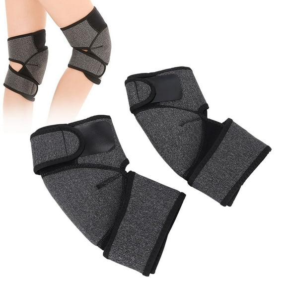 2Pcs Tourmaline Self Heating Knee Pads ,Self Heating Magnet Relief Joint Protection Knee Heating Brace Sleeve Support Knee Brace Warmer Magnetic Kneepad for Arthritis Joint