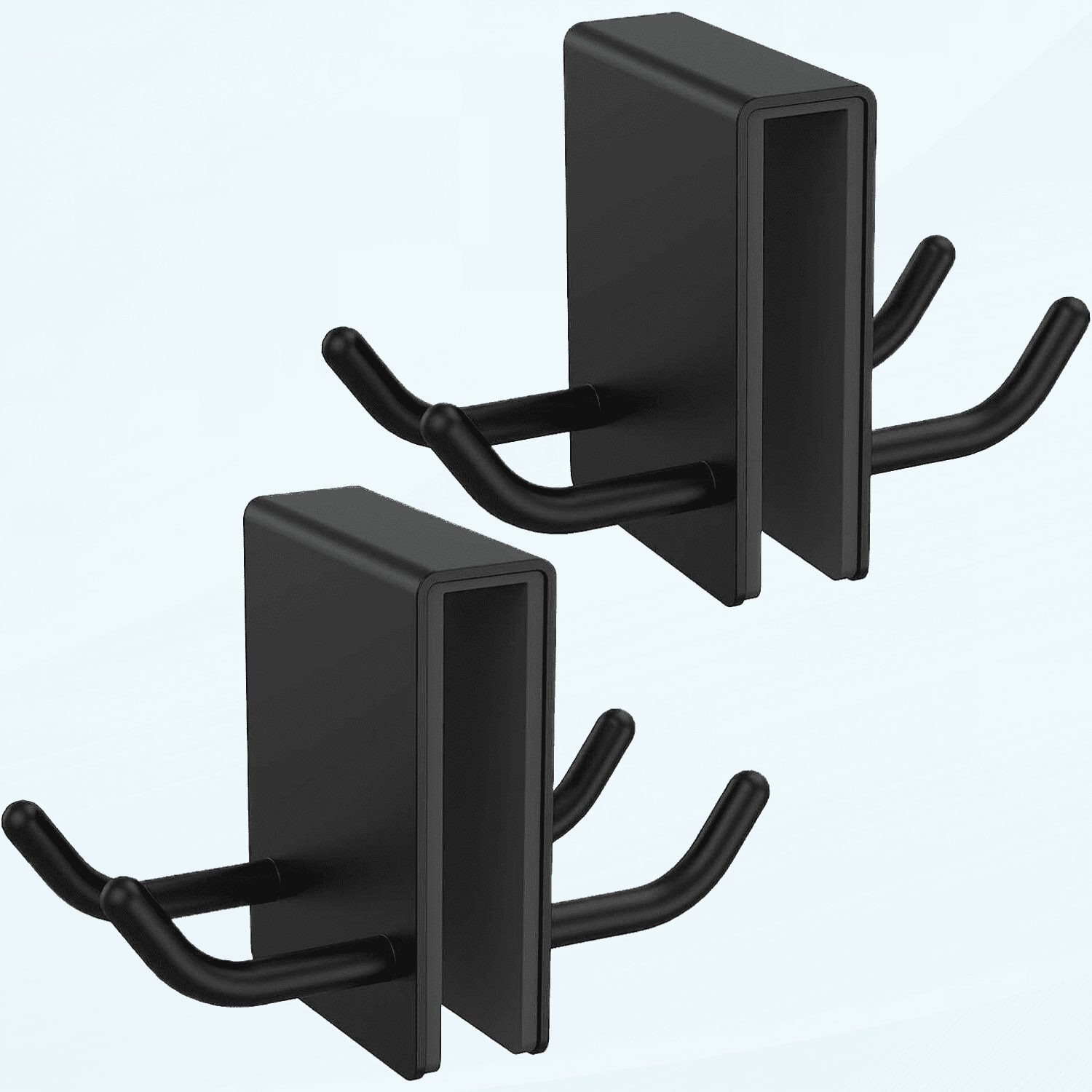 2Pcs Towel Hooks Over Shower Door Doublesided Shower Glass Hook