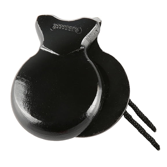 2Pcs Traditional Castanet Wood Spanish Castanets Flamenco Castanets with String