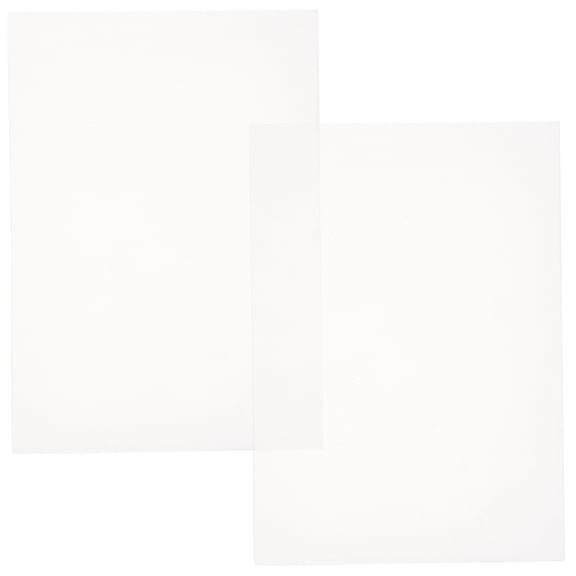2Pcs Transparent Silicone Mat Countertop Protector Nonstick Table Placemat Rectangle WhiteSmoke 207x146x1mm diy