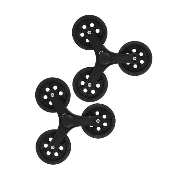 2Pcs Triangle Wheels Replacement Trolley Casters For Ladder Luggage Cart ,Reliable