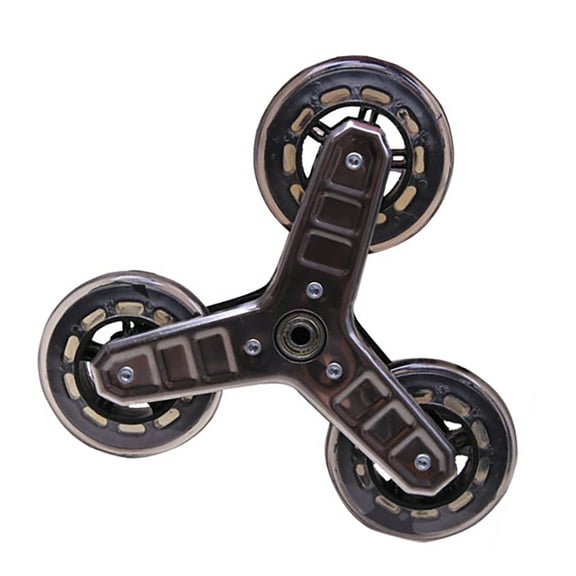 2Pcs Trolley Casters Foldable Shopping Cart Wheel Stair Climbing Wheel