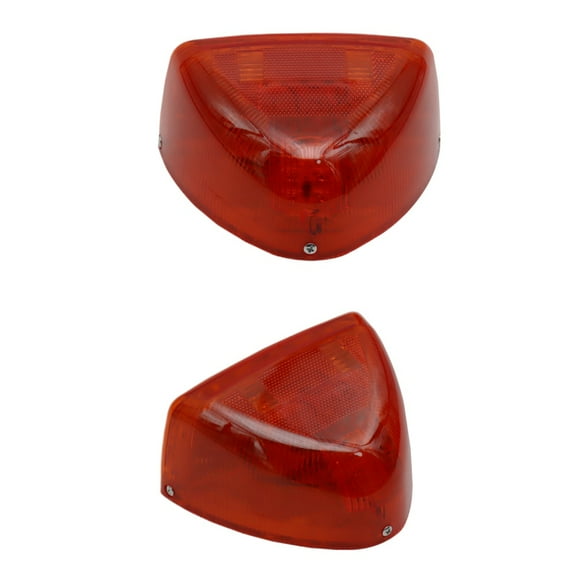 2Pcs Turn Signal Fit for Peterbilt, 31 LED Triangle Amber Turn Signal With 3 Wires Replacement Fit for Peterbilt 379 359 357 365 378 Amber Led/Clear Lens (Amber Lens)