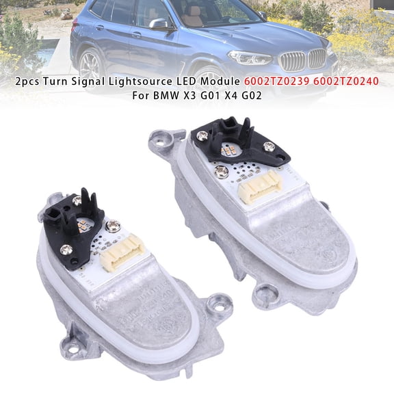 2Pcs Turn Signal Lightsource LED Module 6002TZ0239 6002TZ0240 for BMW
