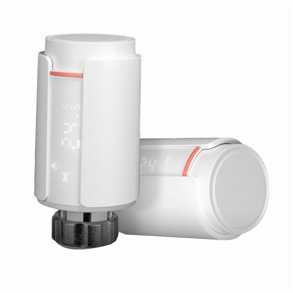 2Pcs Tuya Smart ZigBee Thermostatic Radiator Valve TRV Programmable App Remote Temperature Controller