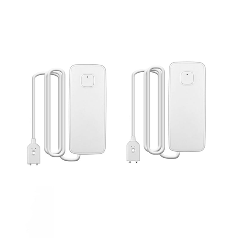 2Pcs Tuya WiFi Smart Water Leak Sensor Remote Monitoring Water Overflow ...