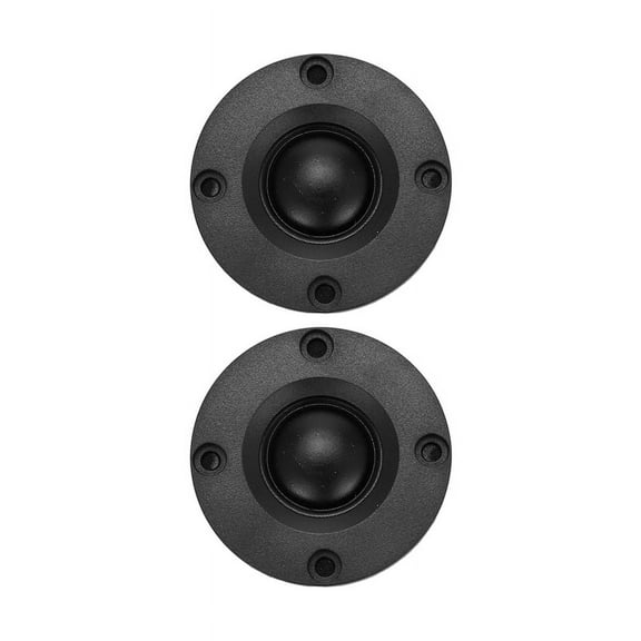2Pcs Tweeter 1.5Inch 6Ohm 30W Dome Silk Film Tweeter Hifi Treble Speaker Audio Loudspeaker with Heatsink