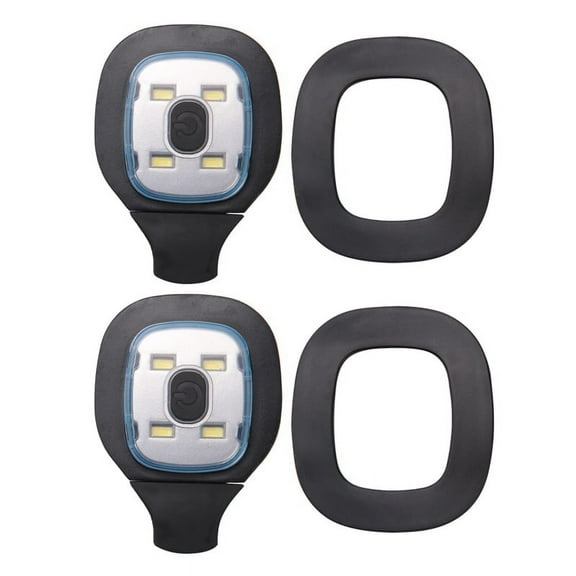 2Pcs USB Rechargeable Light for LED Beanie Hat, DIY Men and Women