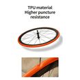 thumbnail image 1 of 2Pcs Ultralight Bike Tpu Inner Tube 700 X 18-32C Road Bicycle Tire Tube Length 65mm Length French Super Light Tube, 1 of 8