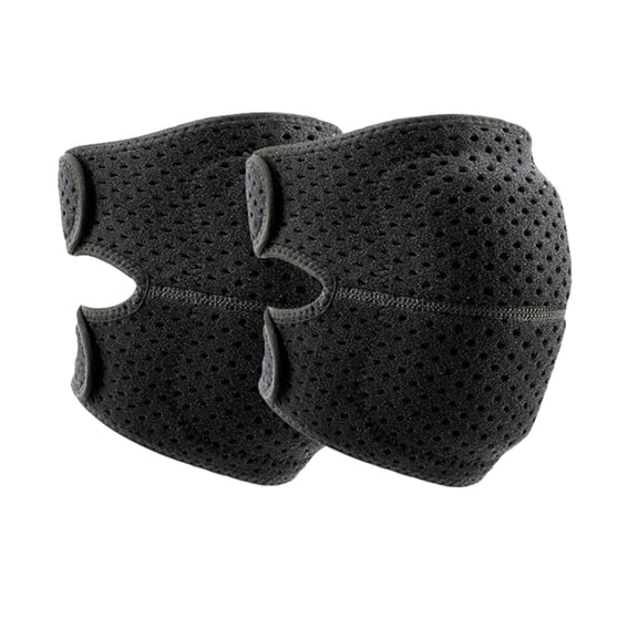 2Pcs Unisex Soft Dance Knee Pads with Adjustable Straps, Unisex Volleyball Knee Pads, Wrestling Knee Pads and Wrestling Gear, Ski Knee Pads with Soft Cushioning 【Black Large 】