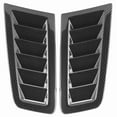 thumbnail image 1 of 2Pcs Universal Bonnet Air Vents Engine Hood Car Exterior Parts for Focus RS MK2 StyleCarbon Fiber Color, 1 of 5