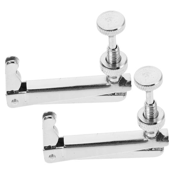 2Pcs Universal Cello Fine Tuners Precision Stainless Steel String Tightening Pegs for Quick and
