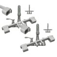 thumbnail image 1 of 2Pcs Universal Faucet Handle Lock For Double Child & Guard With Central Slip Kitchen Bathroom Stopper Flooding Rack, 1 of 6
