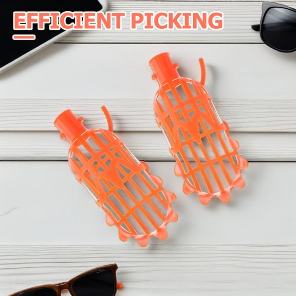 2Pcs Universal Garden Fruit Harvester Tool for Citrus Berries Avocado with Cushioned Picker Head