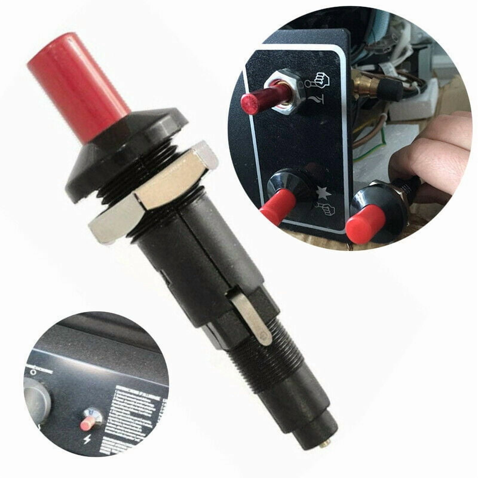 Igniter Button 2Pcs Universal Piezo Spark Ignition Cable Push Button Igniter For Gas ...