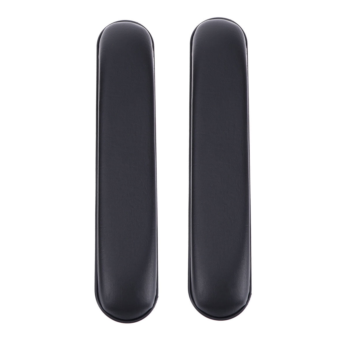 2Pcs Universal Wheelchair Short Armrests Pad Armrest Cushion Replacement PVC Sponge Pad Patient Care Accessories Black