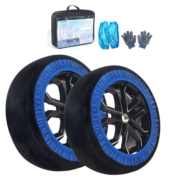 2Pcs Universally Tire Snow Socks for Tire Car SUVs and Trucks Antislip Solution Providing Safe Traction